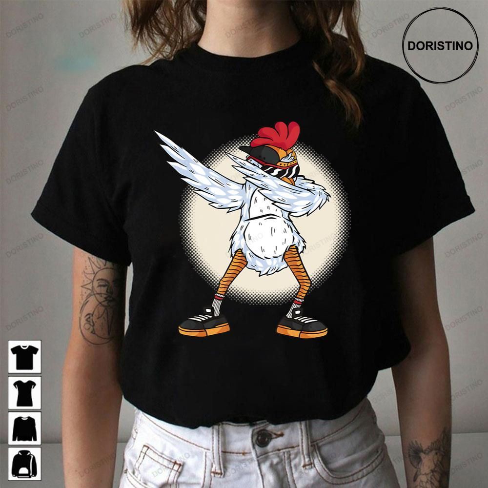 Dabbing Chickens Farm Farmer Dab Dance Awesome Shirts